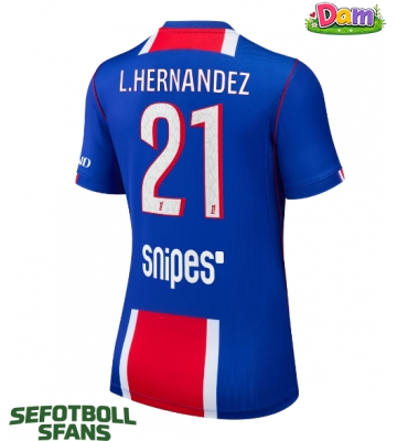 Paris Saint-Germain Lucas Hernandez #21 Hemmatröja Kvinnor 2026-27 Kortärmad